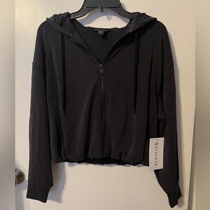 NWT! Athleta Seasoft Bubble Hem Full Zip Hoodie